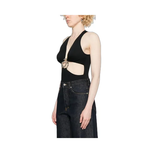 Cut-Out C-Logo Bodysuit