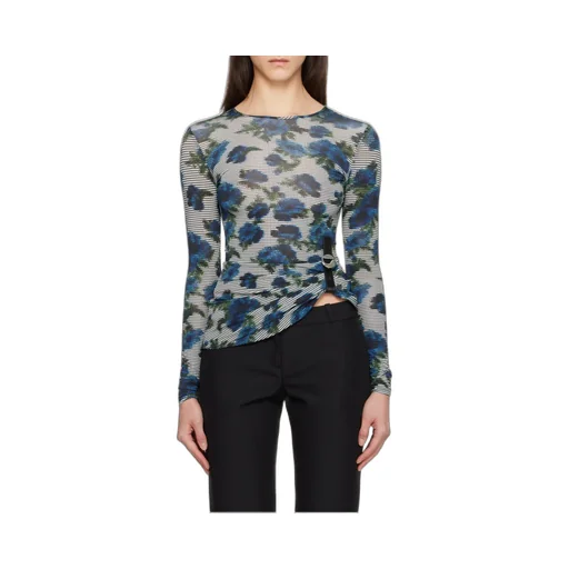 Patterned Slim-Fit Top