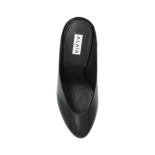 60Mm Patent-Leather Mules