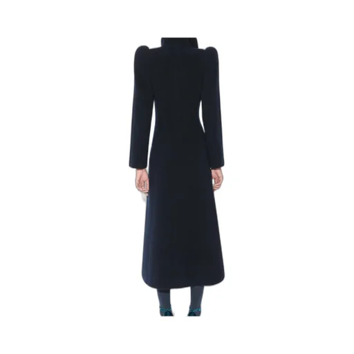 Wool Curved Coat