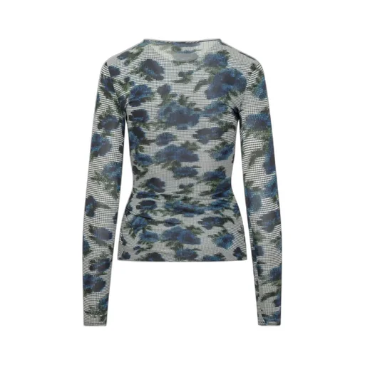 Patterned Slim-Fit Top