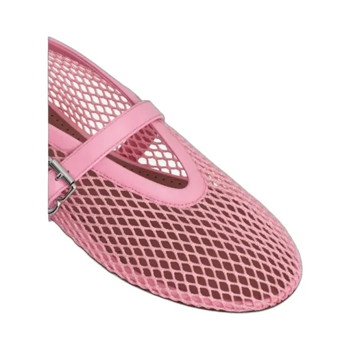Fishnet Ballet Flats