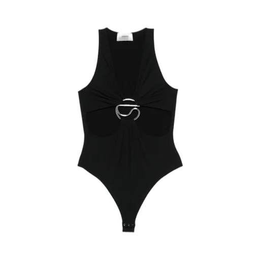 Cut-Out C-Logo Bodysuit