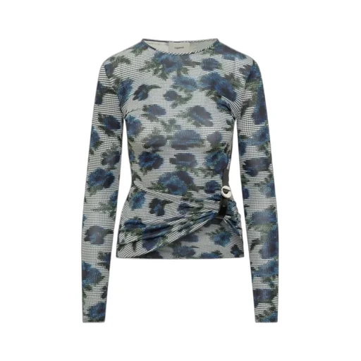Patterned Slim-Fit Top