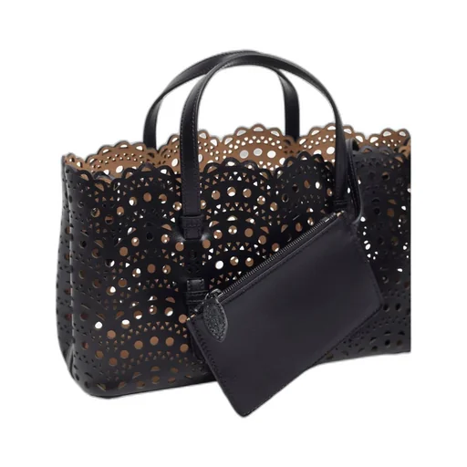 Vienne Perforated Open Top Handbag