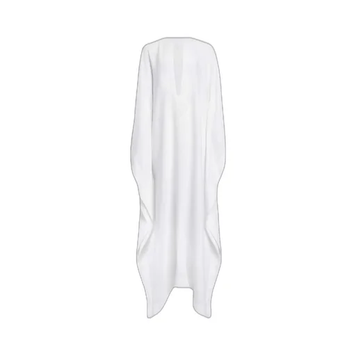 Loose Fit V-Neck Kaftan Dress