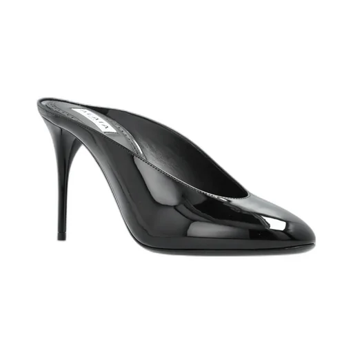 60Mm Patent-Leather Mules