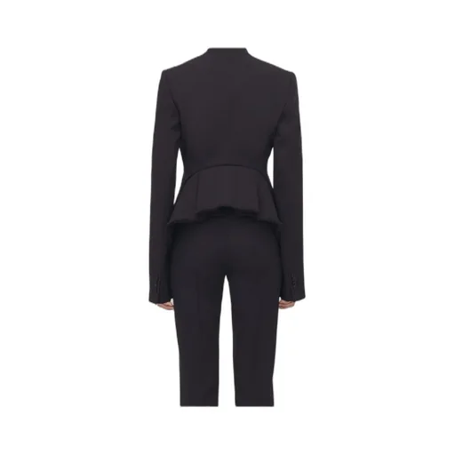 Frayed-Edge Fitted Blazer
