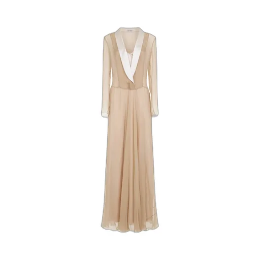 Layered Chiffon Long Dress