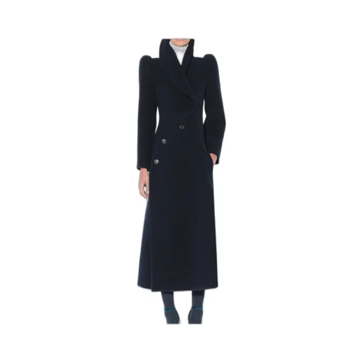 Wool Curved Coat