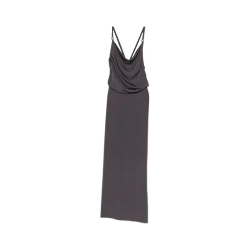 Ruffle-Trimmed Sleeveless Dress