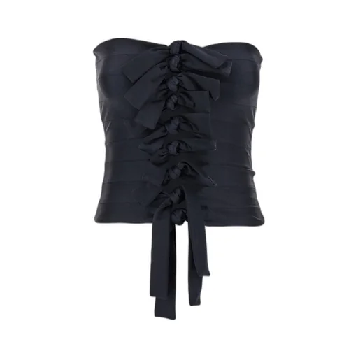 Jersey Knotted Gala Top