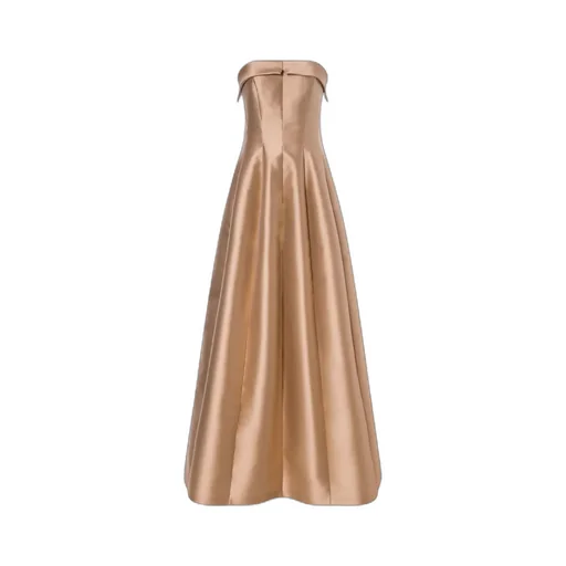 Sleeveless Mikado Evening Dress