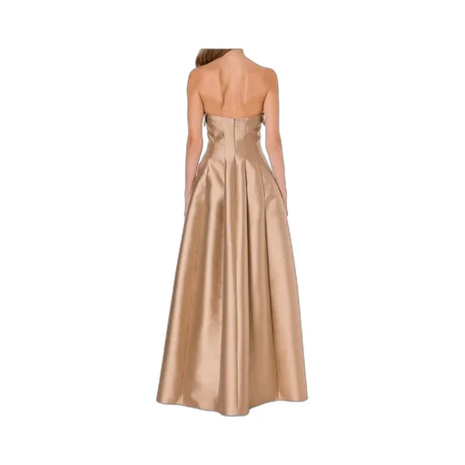 Sleeveless Mikado Evening Dress