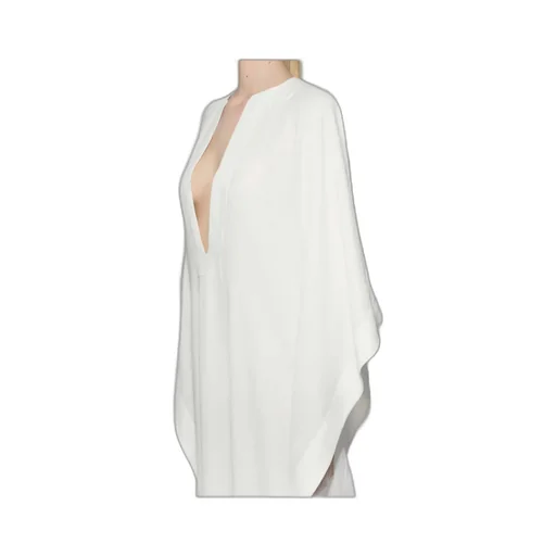 Loose Fit V-Neck Kaftan Dress