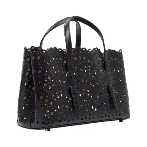 Vienne Perforated Open Top Handbag
