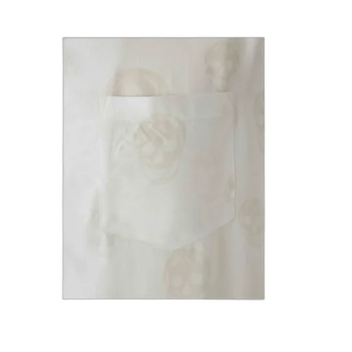 Short Sleeved Skull Jacquard Shirt