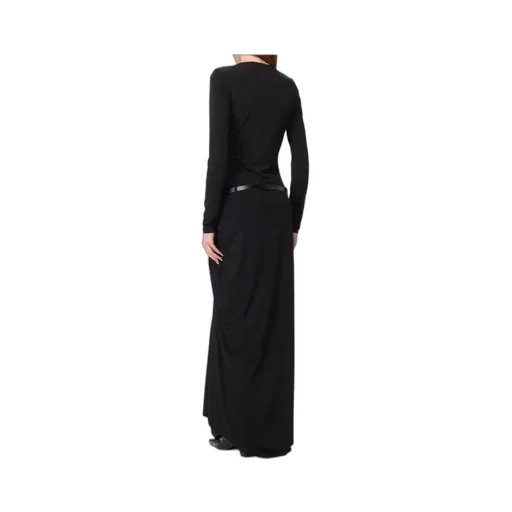 Long Sleeved Pleated Dress