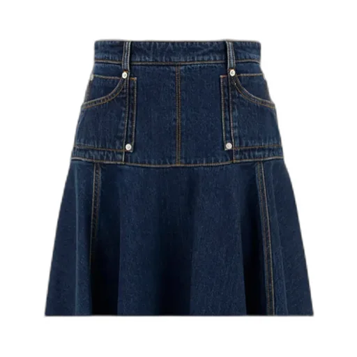 Denim A-Line Skirt