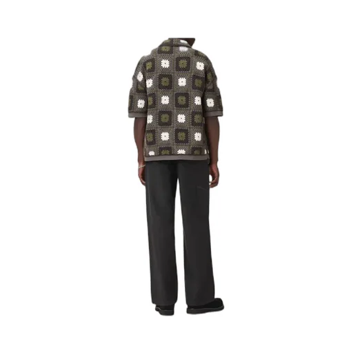 Logo Patch Straight-Leg Pants