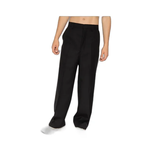 Wide-Leg Tailored Trousers