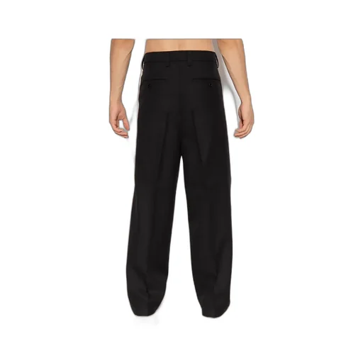 Wide-Leg Tailored Trousers