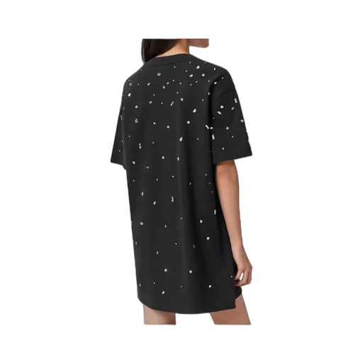 Drip Embellished T-Shirt Dress