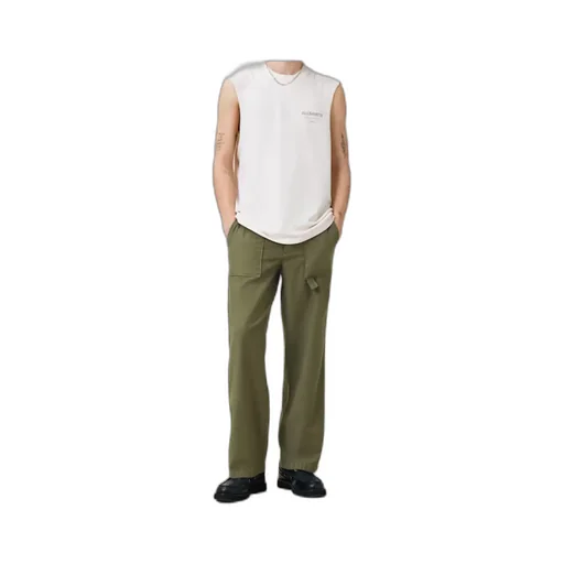 Logo Patch Straight-Leg Trousers