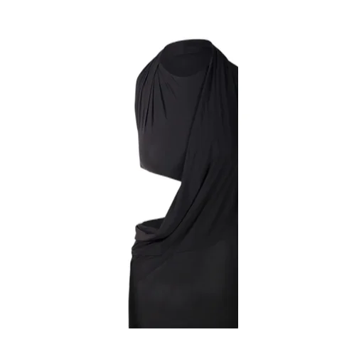 Cut-Out Draped Dress