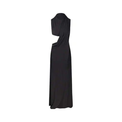 Cut-Out Draped Dress