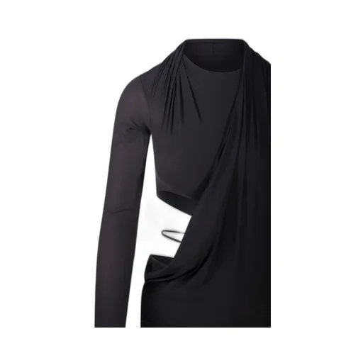 Draped Cutout Dress