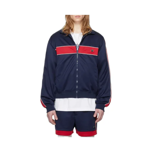 Stripe-Trim Track Jacket