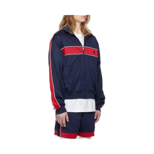Stripe-Trim Track Jacket