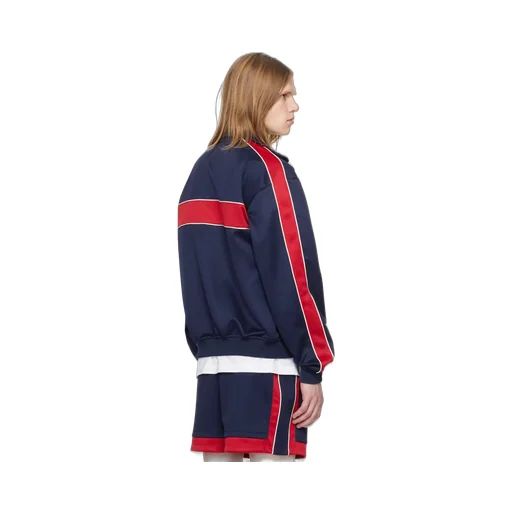 Stripe-Trim Track Jacket