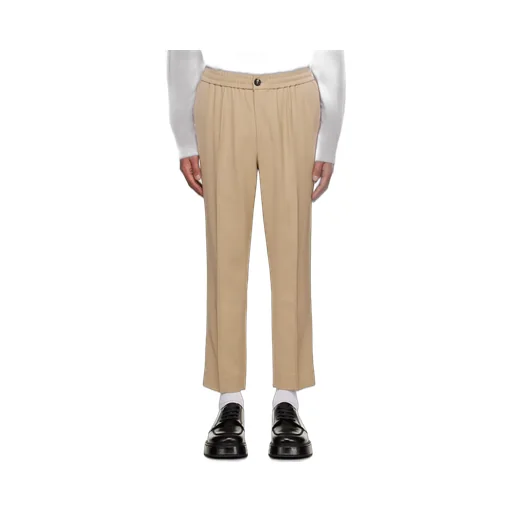 Pleated Elasticated Waistband Trousers