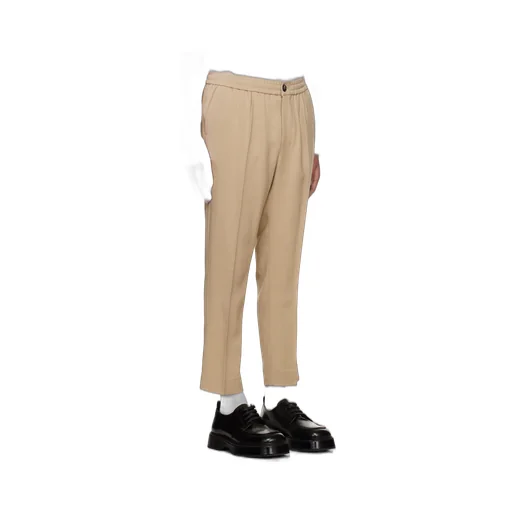 Pleated Elasticated Waistband Trousers