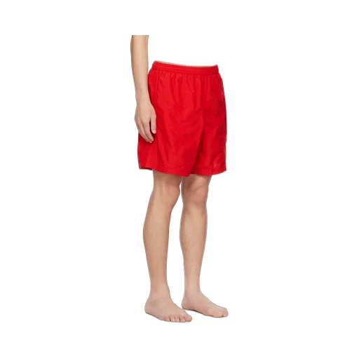 Logo-Embroidered Elasticated Waistband Swim Shorts