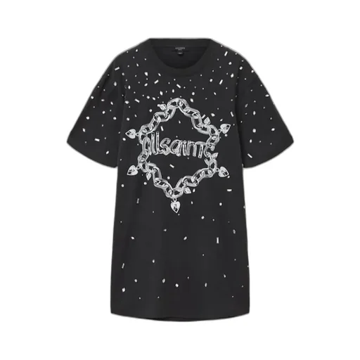Drip Embellished T-Shirt Dress