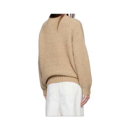 Crew-Neck Ribbed Jumper