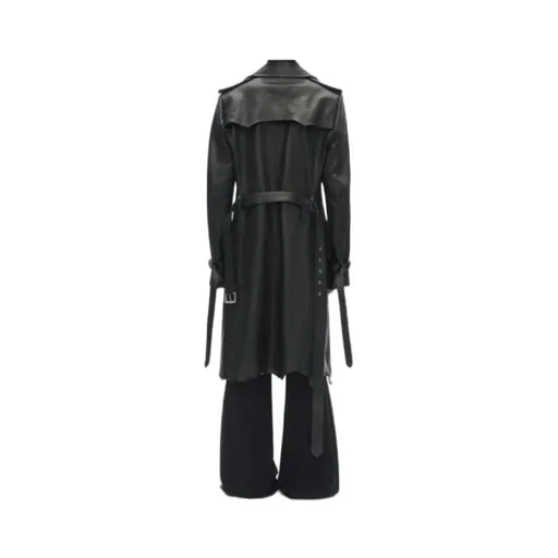 Belted Double-Breasted Coat
