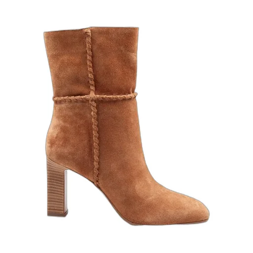 Chunky Heeled Ankle Boots
