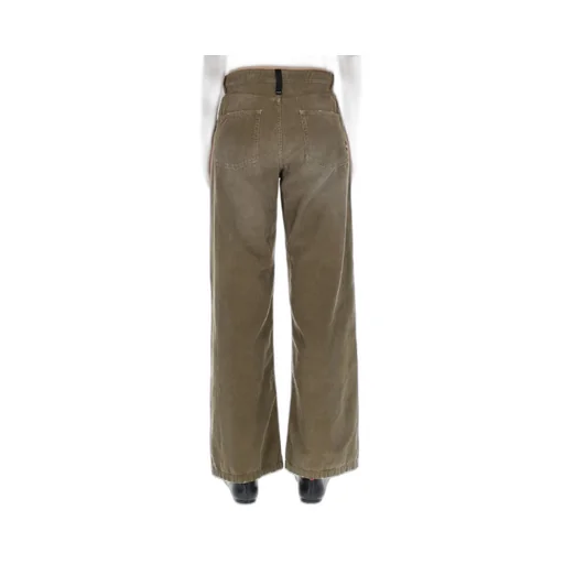 Wide-Leg Velvet Pants
