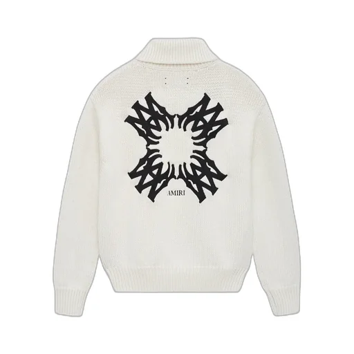 Long-Sleeved Knitted Cardigan