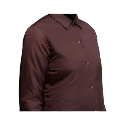 Buttoned Padded Shirt Jacket