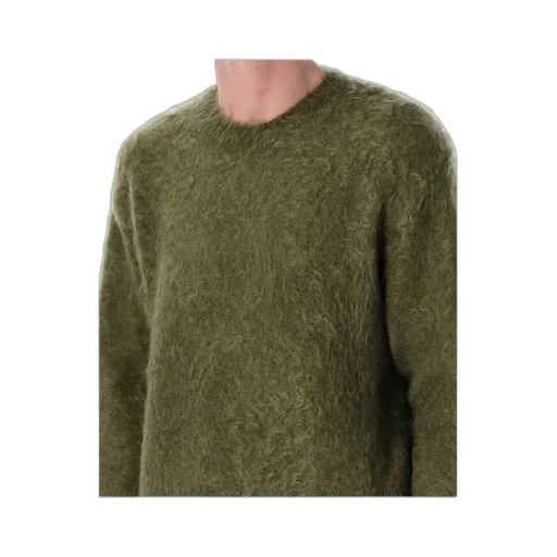 Brushed Mohair Crewneck Knitwear
