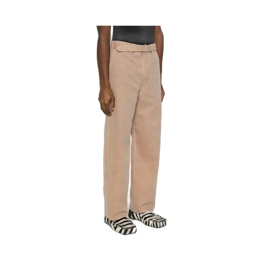 Canvas Belted Trousers