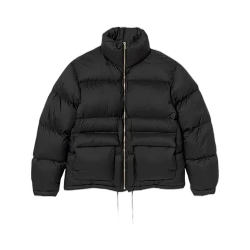 Zip-Fastening Padded Jacket