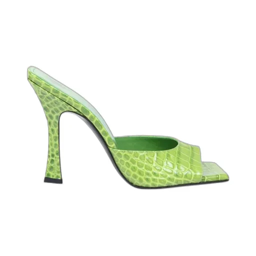 The Attico Embossed High-Heeled Sandals