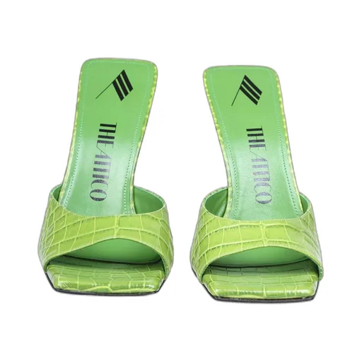 The Attico Embossed High-Heeled Sandals