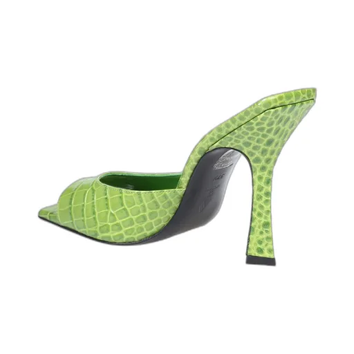 The Attico Embossed High-Heeled Sandals
